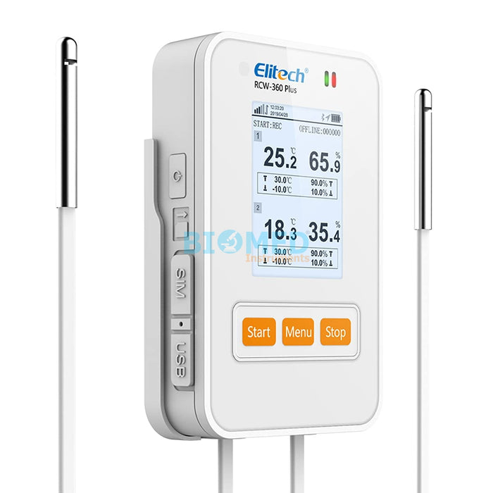 Termohigrómetro con Datalogger Temperatura y Humedad Wifi Elitech RCW-360PW-TH