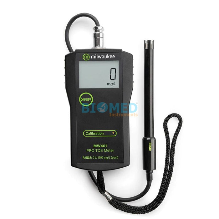 Medidor de tds portátil estándar mw401 (rango: 0 a 1999 mg / l (ppm))