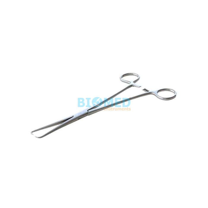 Pinza En Acero Para Cuello Uterino 25cm