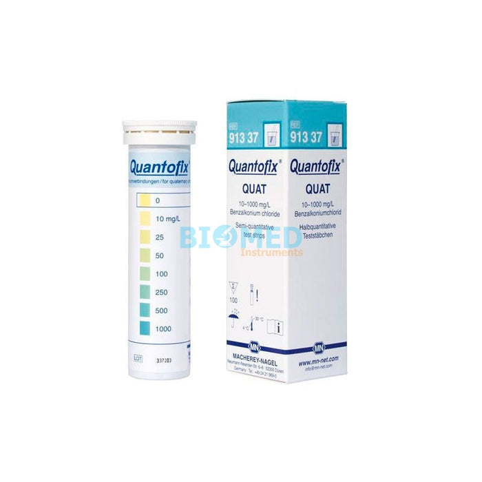 Tiras Para Medir Amonio Cuaternario 0-1000mg Mancherrey Nagel