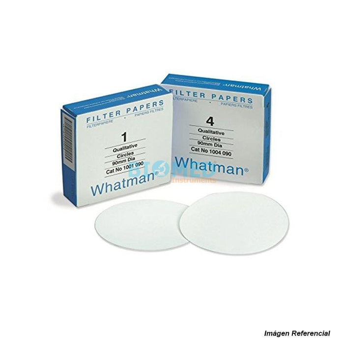 Papel Filtro 9 Cm N°1, 100 Unid Whatman Eisc