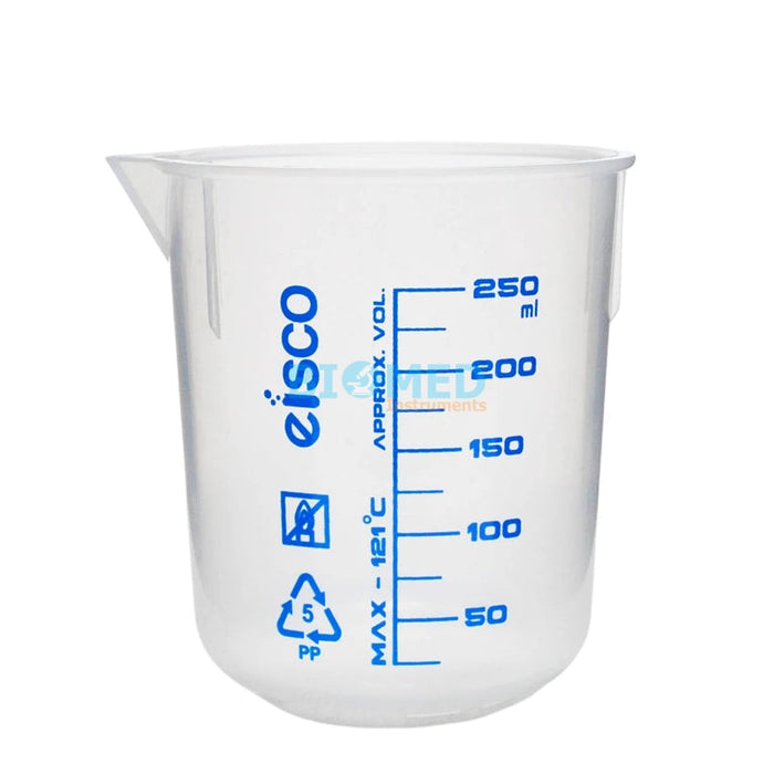 Vaso de Polipropileno Graduado Premium Azul