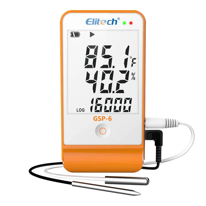 Termohigrómetro con Datalogger temperatura y humedad Elitech GSP-6