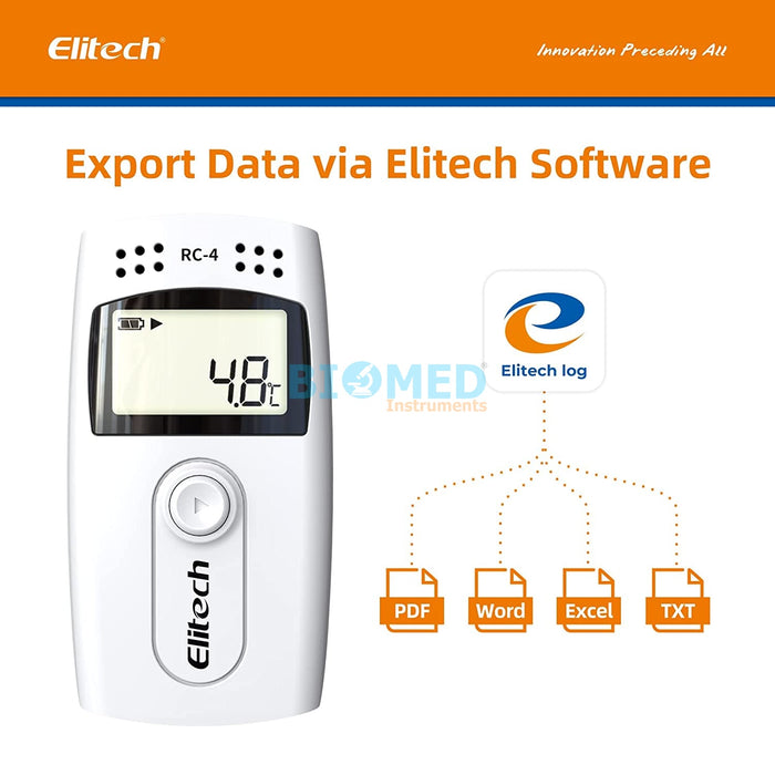 Termometro con Datalogger Temperatura Elitech RC-4