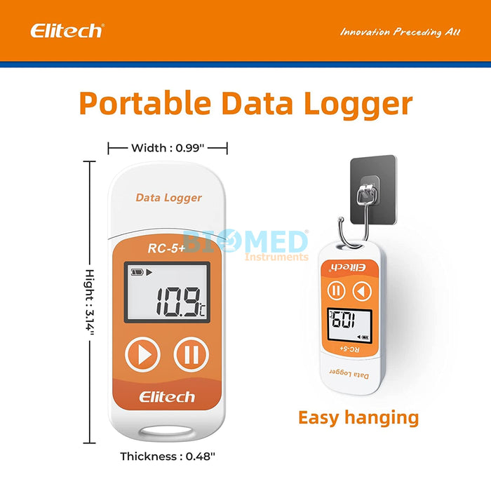 Termometro Datalogger elitech RC-5+