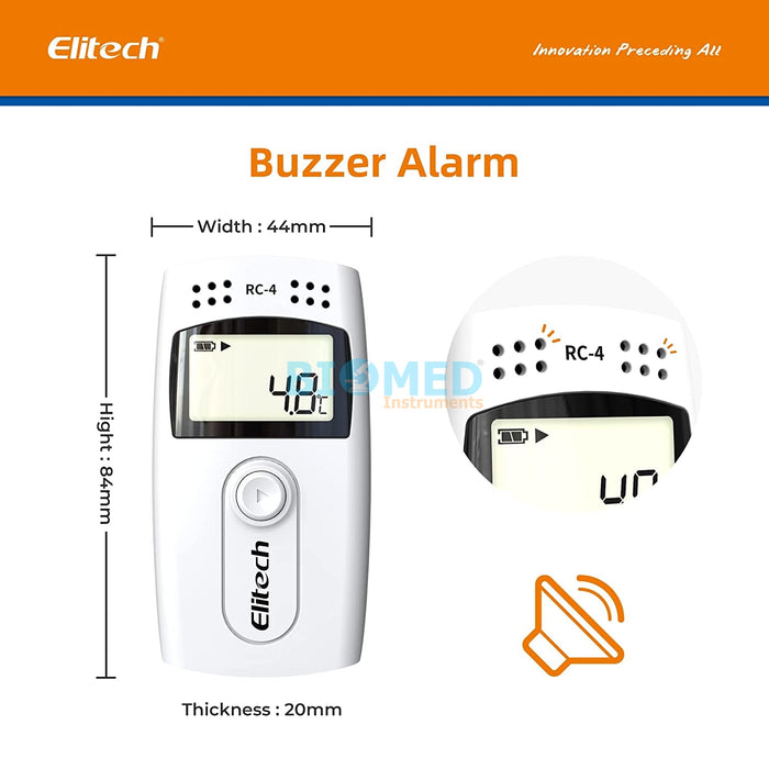 Termometro con Datalogger Temperatura Elitech RC-4