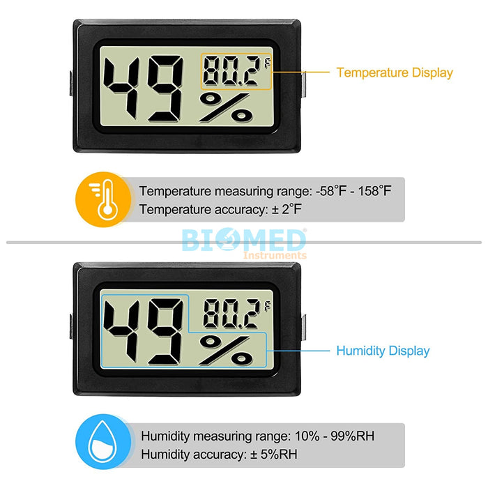 Termohigrómetro con sonda Black Ec