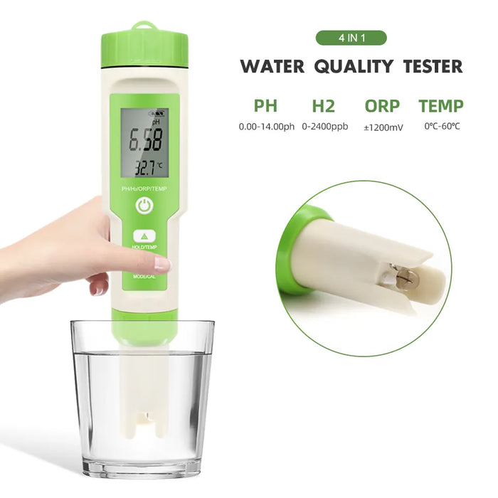 Medidor de pH/ Orp/ Hydrogen / Temperatura , 4 en 1