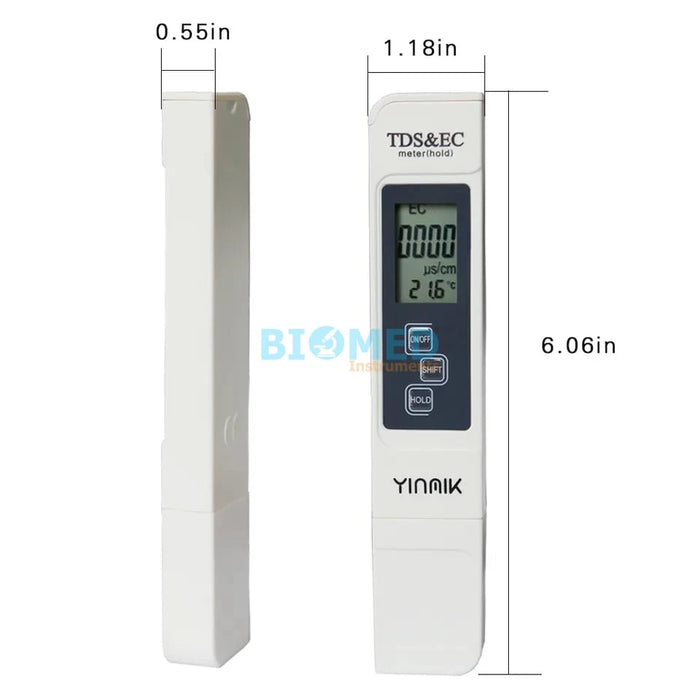 Medidor de Conductividad / TDS / Temperatura, 3 en 1