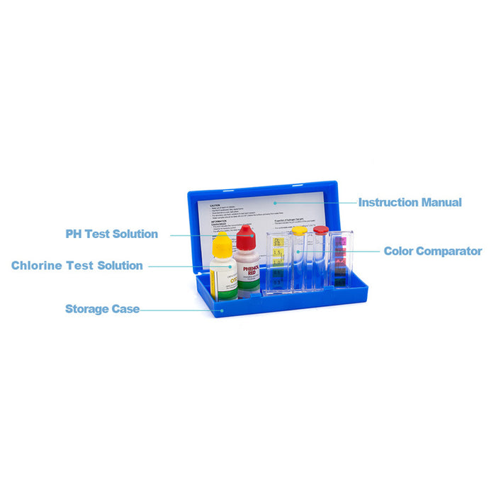Kit para prueba de cloro y pH