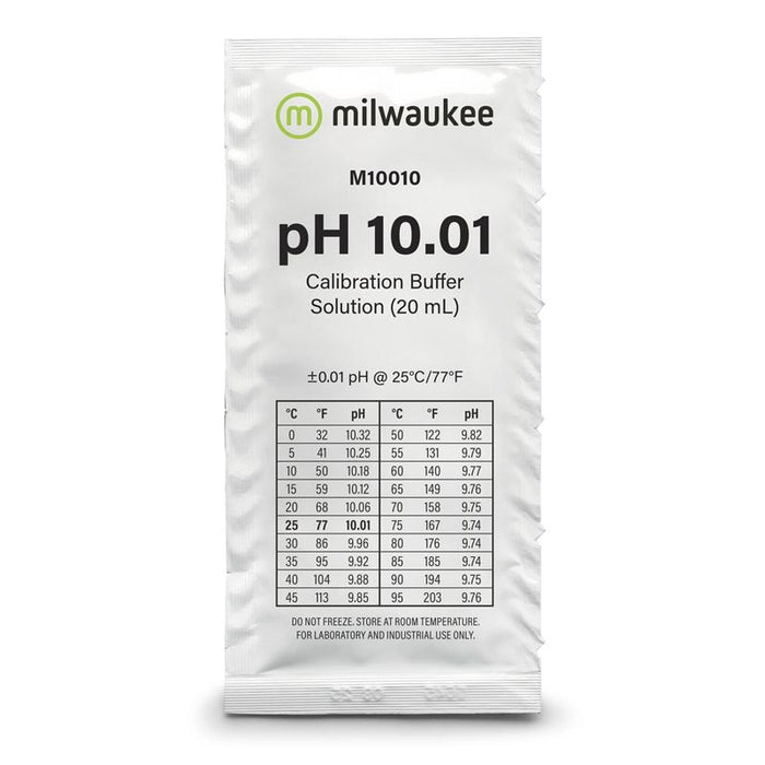 Sobre de solucion de calibracion de PH 10.01 Milwaukee M10010B