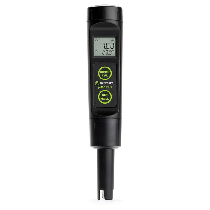 Medidor de pH / temperatura de bolsillo con electrodo reemplazable PH56