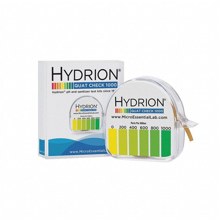 Tiras Para Medir Amonio Cuaternario 0-1000 Ppt Hydrion