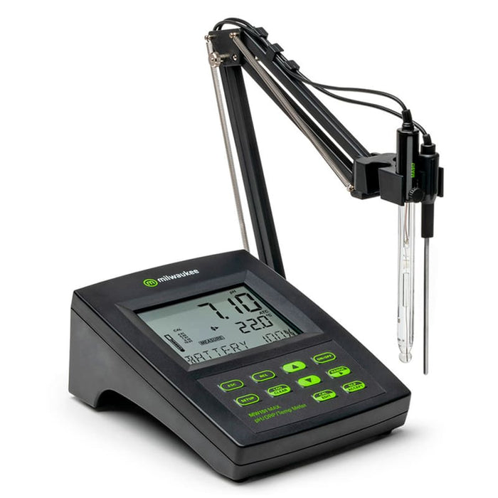 Medidor de pH / ORP / temperatura de Mesa con sistema de Registro MW151
