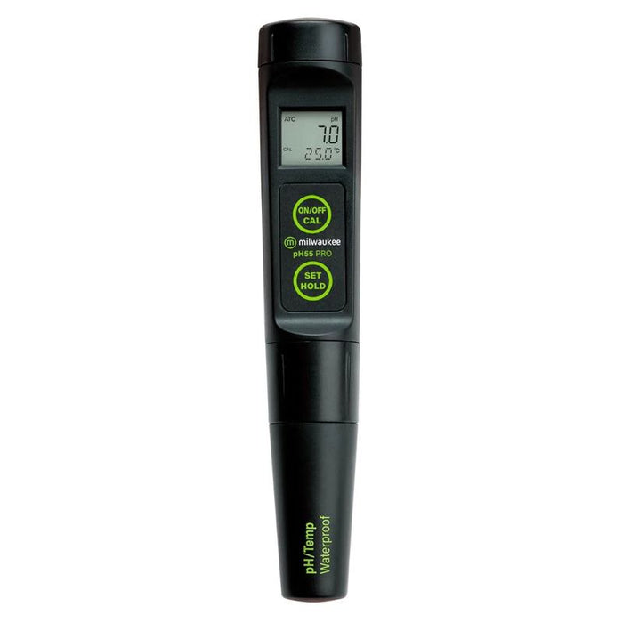 Medidor de pH / temperatura de bolsillo con electrodo reemplazable PH55